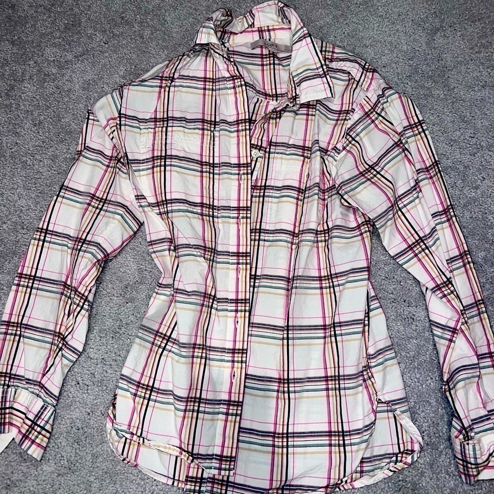 LOFT Flannel Button Down